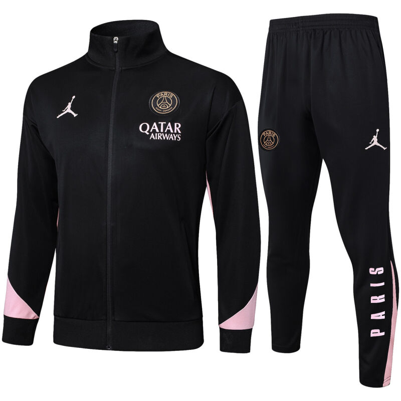 Mens PSG x Jordan Jacket + Pants Training Suit Black 2024/25