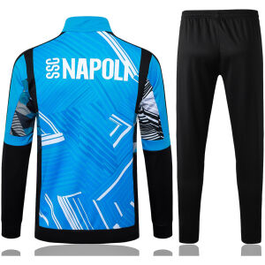 Mens Napoli Jacket + Pants Training Suit Light Blue 2024/25