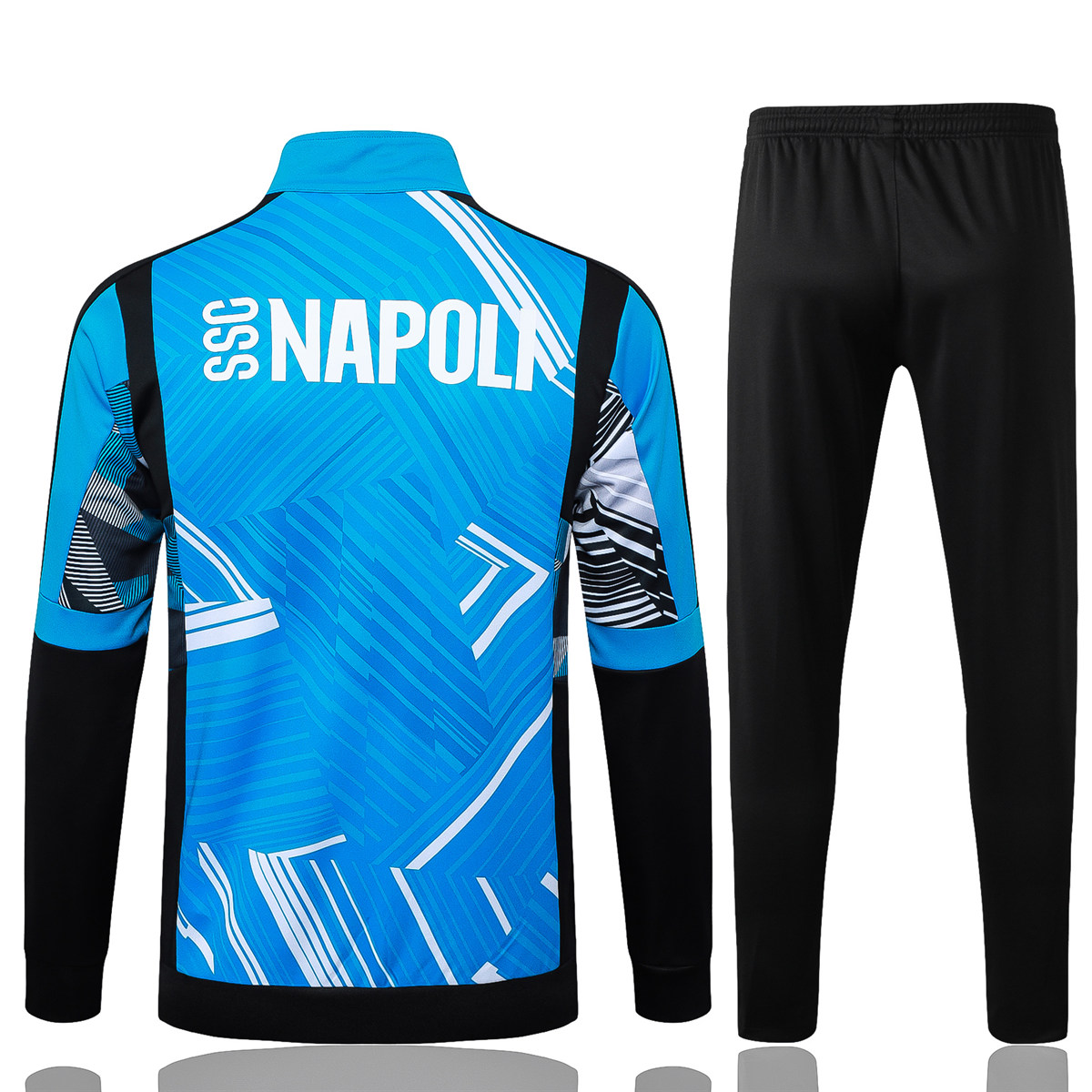 Mens Napoli Jacket + Pants Training Suit Light Blue 2024/25