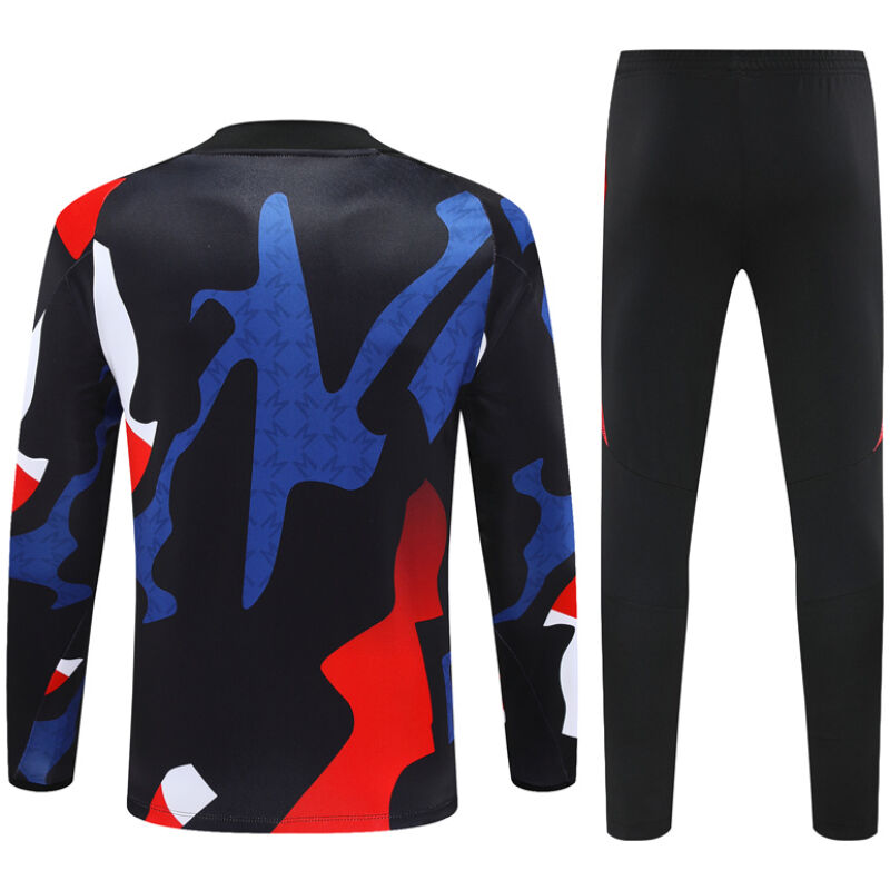 Mens Manchester United Training Suit Camouflage Black 2024/25