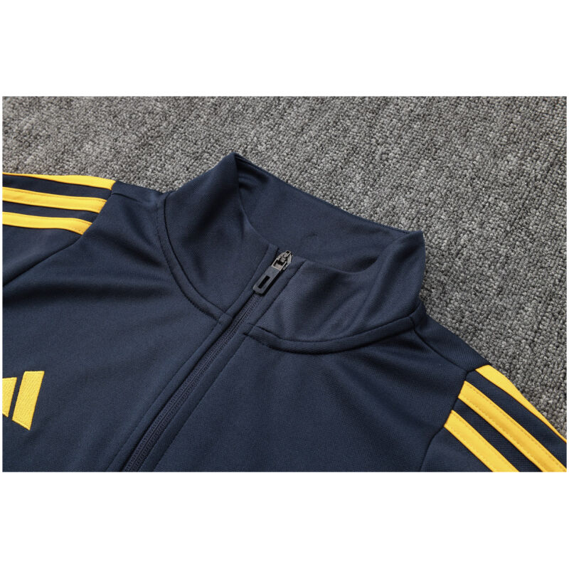 Mens Boca Juniors Jacket + Pants Training Suit Dark Grey 2024/25
