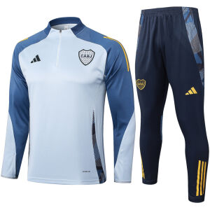 Mens Boca Juniors Training Suit Light Blue 2024/25