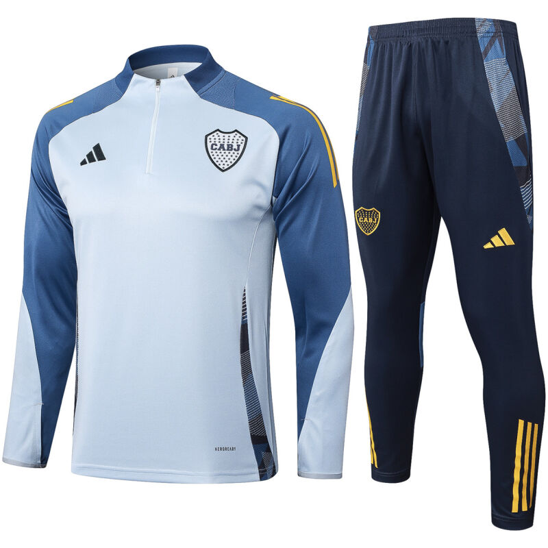 Mens Boca Juniors Training Suit Light Blue 2024/25