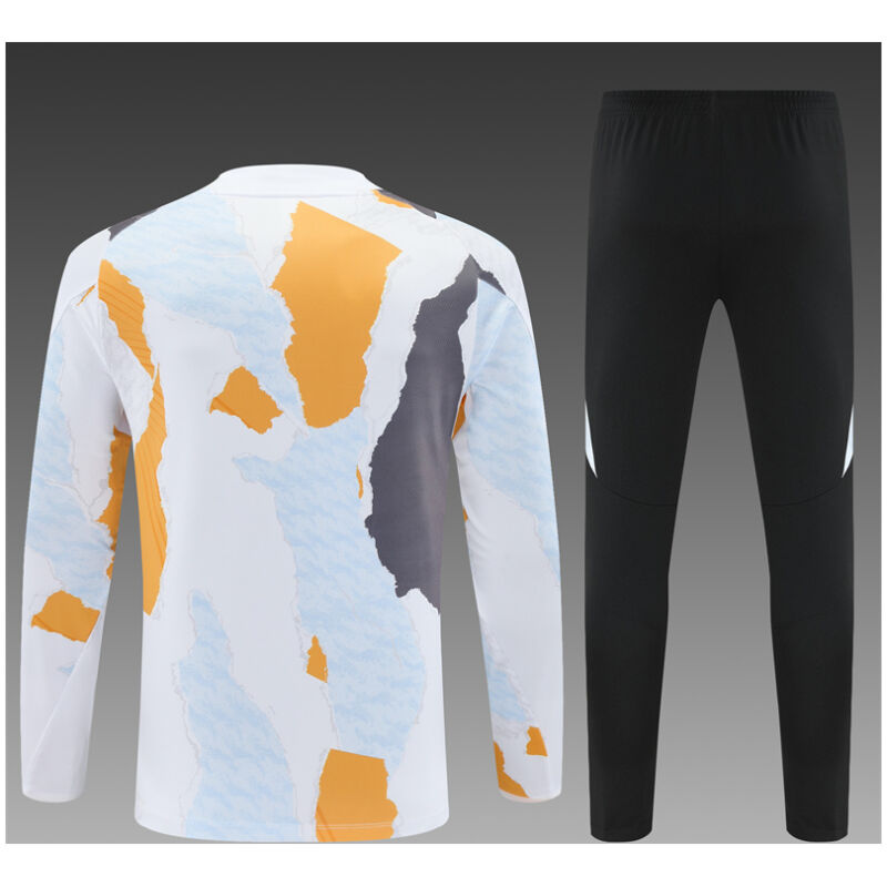 Kids Real Madrid Training Suit Camouflage White 2024/25