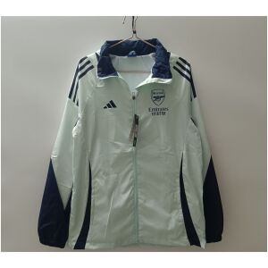 Mens Arsenal All Weather Windrunner Jacket Light Green 2024/25