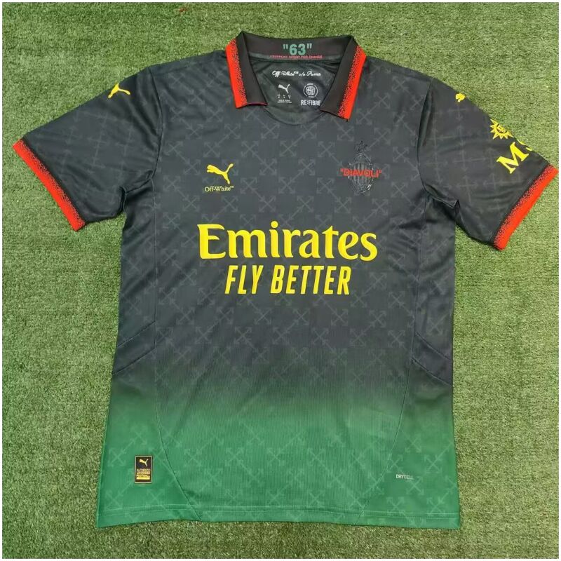Mens AC Milan Special Edition Black Jersey 2025/26