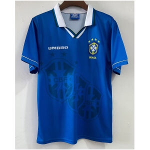 Mens Brazil Retro Away Jersey 1994