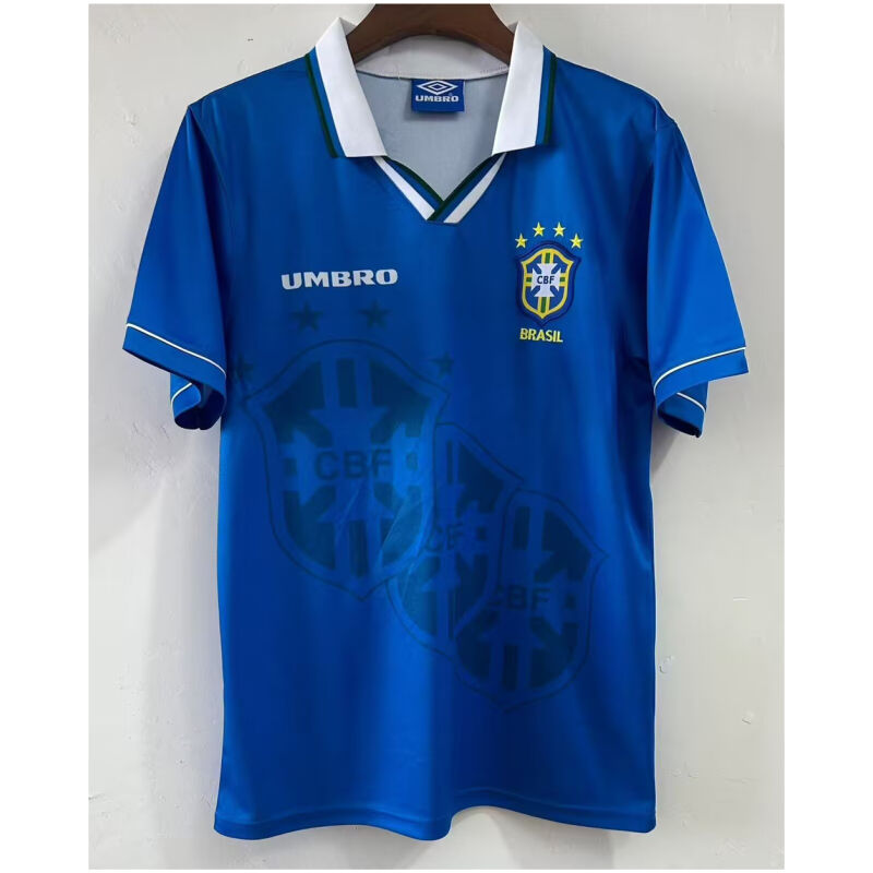 Mens Brazil Retro Away Jersey 1994