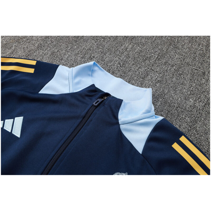 Mens Real Madrid Jacket + Pants Training Suit Royal 2024/25