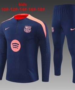 Kids Barcelona Training Suit Navy 2024/25