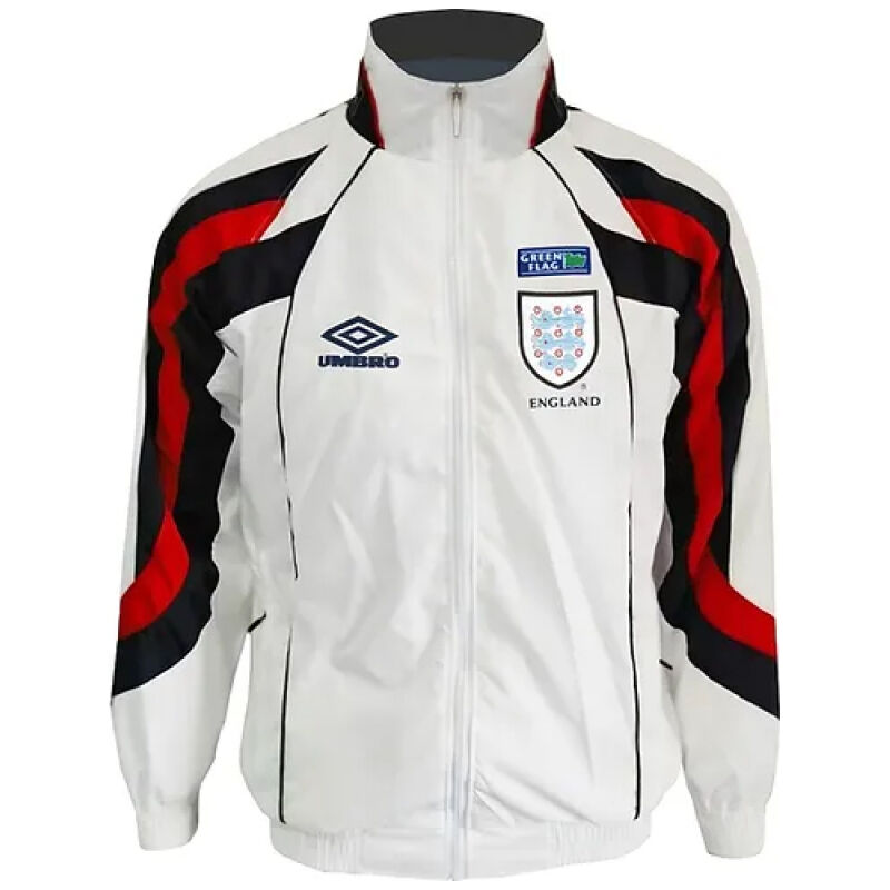 Mens England All Weather Windrunner Jacket White Classic