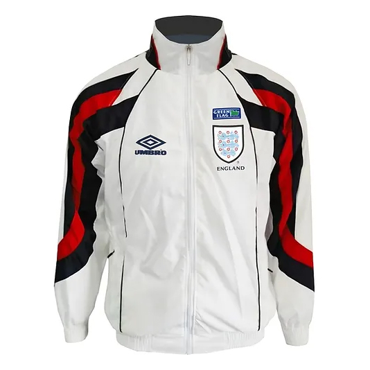 Mens England All Weather Windrunner Jacket White Classic