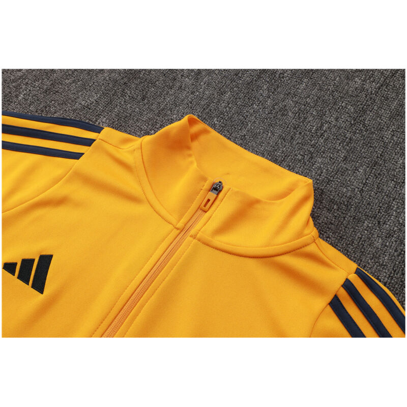 Mens Boca Juniors Jacket + Pants Training Suit Yellow 2024/25