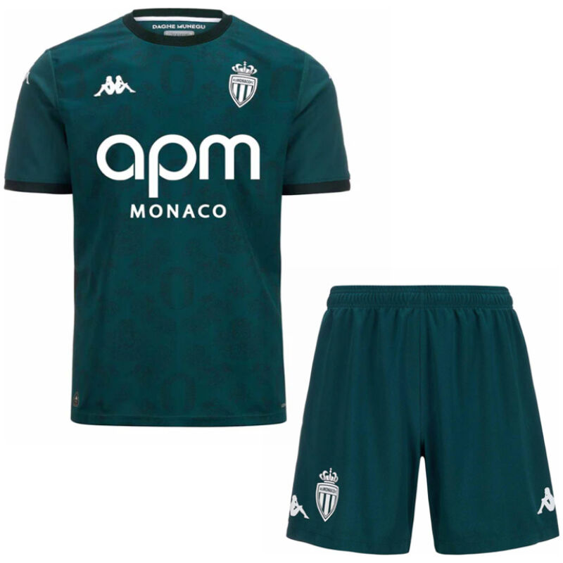 Kids AS Monaco Away Jersey 2024/25