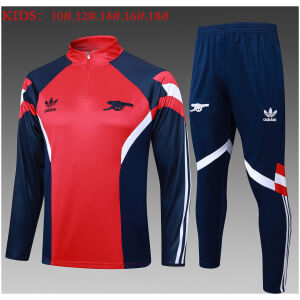 Kids Arsenal Training Suit Red 2024/25
