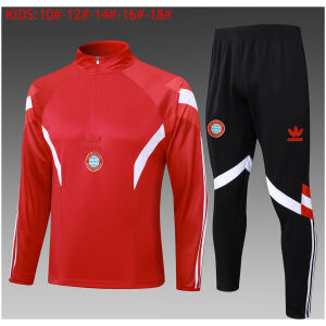 Kids Bayern Munich Training Suit Red 2024/25