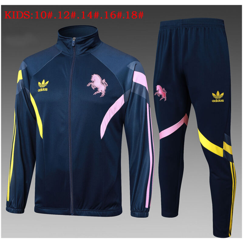 Kids Juventus Jacket + Pants Training Suit Royal 2024/25