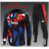 Kids Manchester United Training Suit Camouflage Black 2024/25