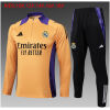 Kids Real Madrid Training Suit Yellow 2024/25