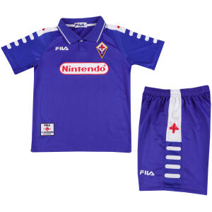 Kids Retro ACF Fiorentina Home Jersey 1998/99