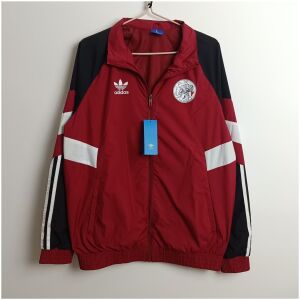 Mens Ajax All Weather Windrunner Jacket Red Classic