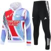 Mens Arsenal Hoodie Sweatshirt + Pants Training Suit Tri-Color 2024/25