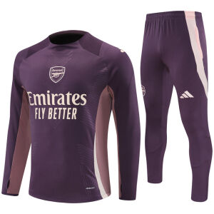 Mens Arsenal Training Suit Purple 2024/25