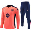 Mens Barcelona Training Suit Orange 2024/25
