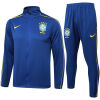 Mens Brazil Jacket + Pants Training Suit Blue 2025