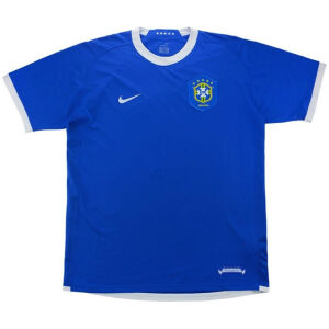 Mens Brazil Retro Away Jersey 2006