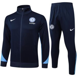 Mens Chelsea Jacket + Pants Training Suit Navy 2024/25