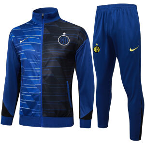Mens Inter Milan Jacket + Pants Training Suit Blue 2024/25