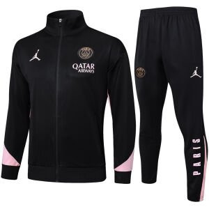 Mens PSG x Jordan Jacket + Pants Training Suit Black 2024/25