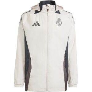 Mens Real Madrid All Weather Windrunner Jacket Cream 2024/25