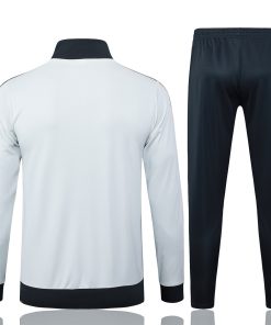 Mens Juventus Jacket + Pants Training Suit Light Grey 2024/25
