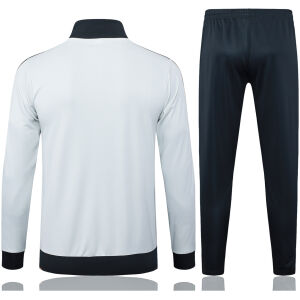 Mens Juventus Jacket + Pants Training Suit Light Grey 2024/25