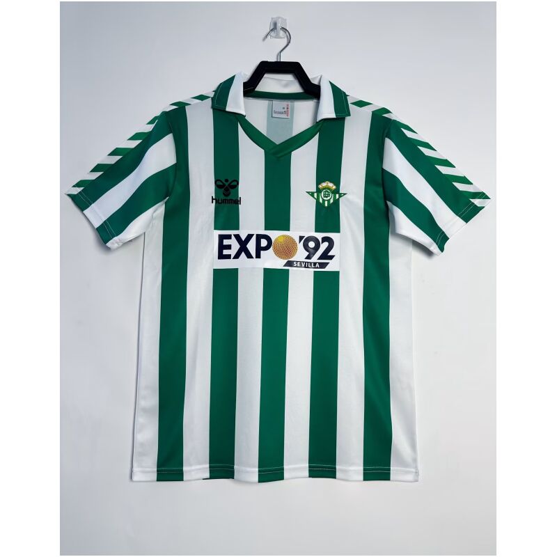 Mens Real Betis Retro Home Jersey 1988/89