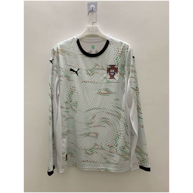 Mens Portugal Away Jersey Long Sleeve 2025