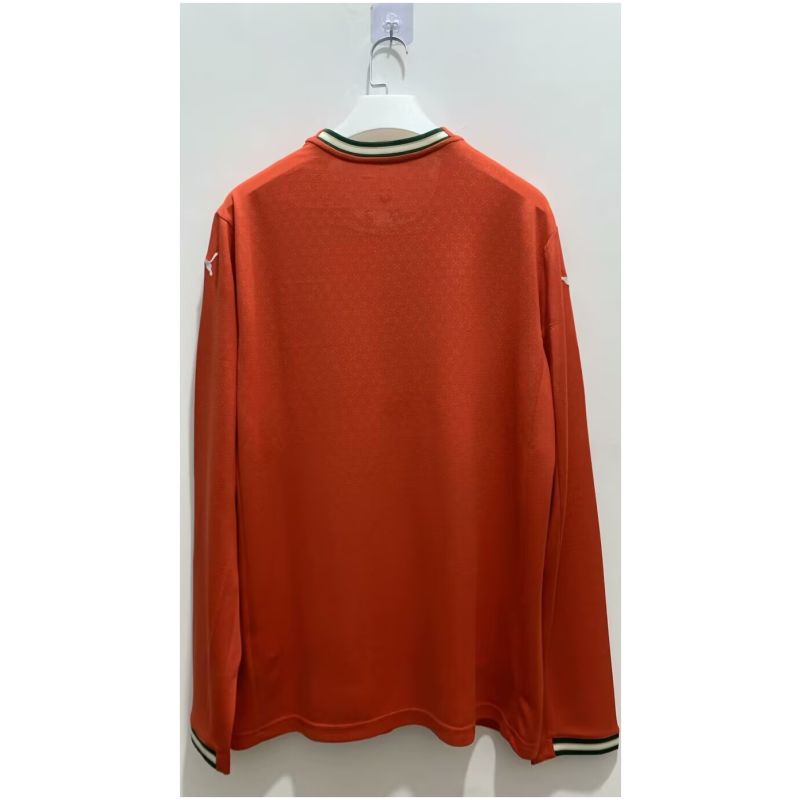 Mens Portugal Home Jersey Long Sleeve 2025