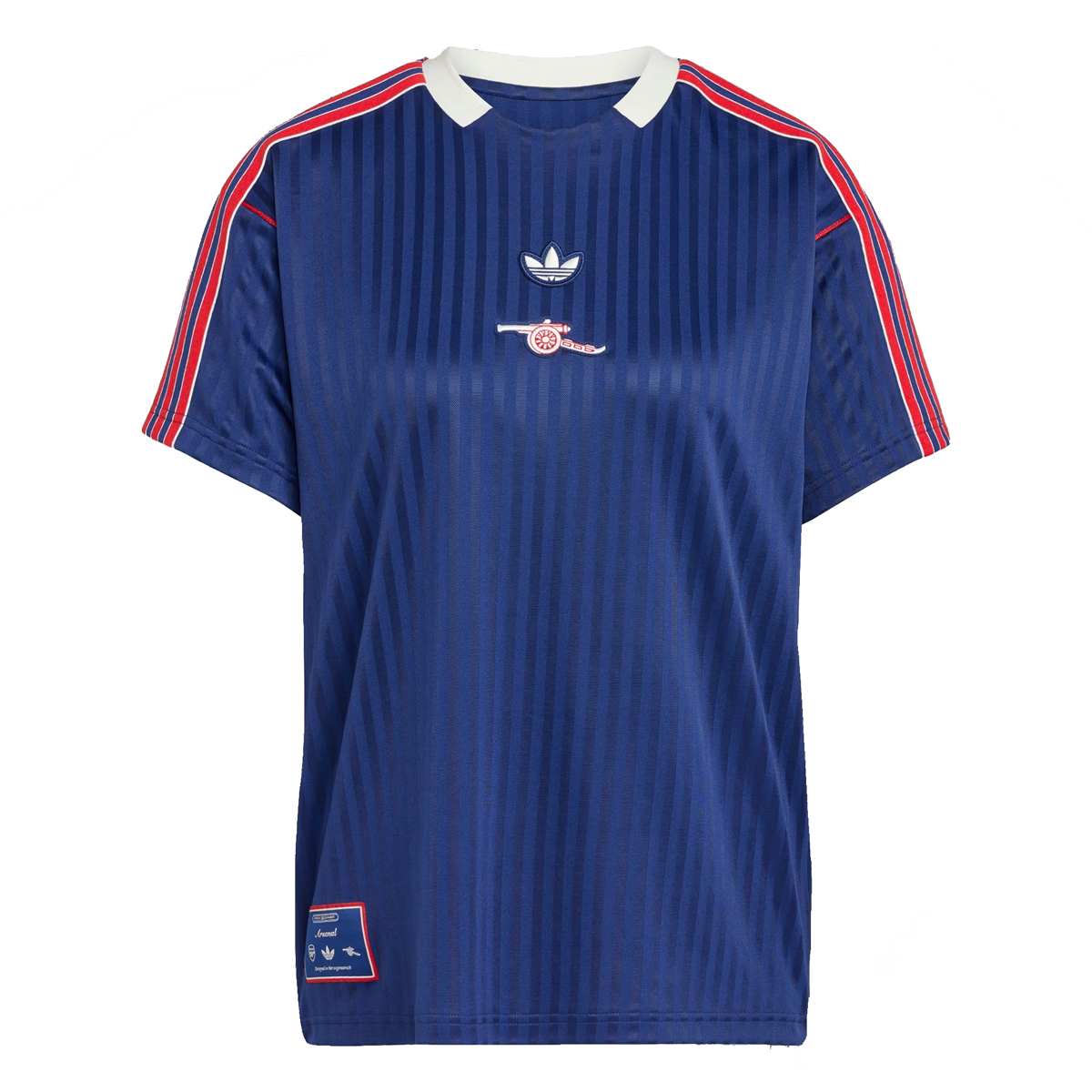 Mens Adidas Originals Arsenal Jersey Terrace Icons Navy Shirt 2024/25