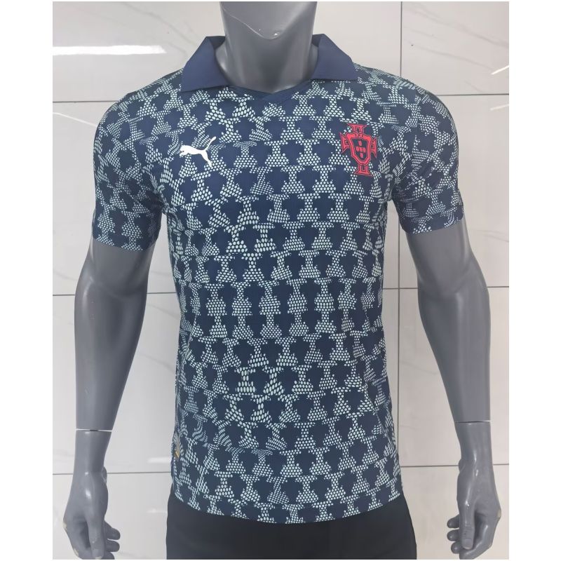 Mens Portugal Short Training Royal Jersey 2025