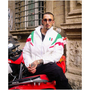 Mens Italy All Weather Windrunner Jacket Classic White 2025