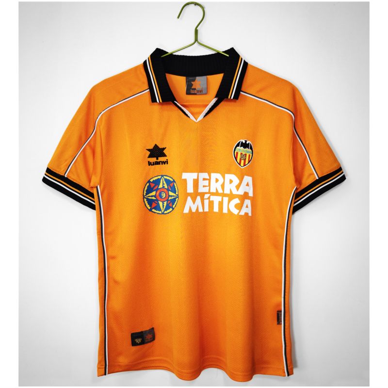 Mens Valencia Retro Home Jersey 1999/2000