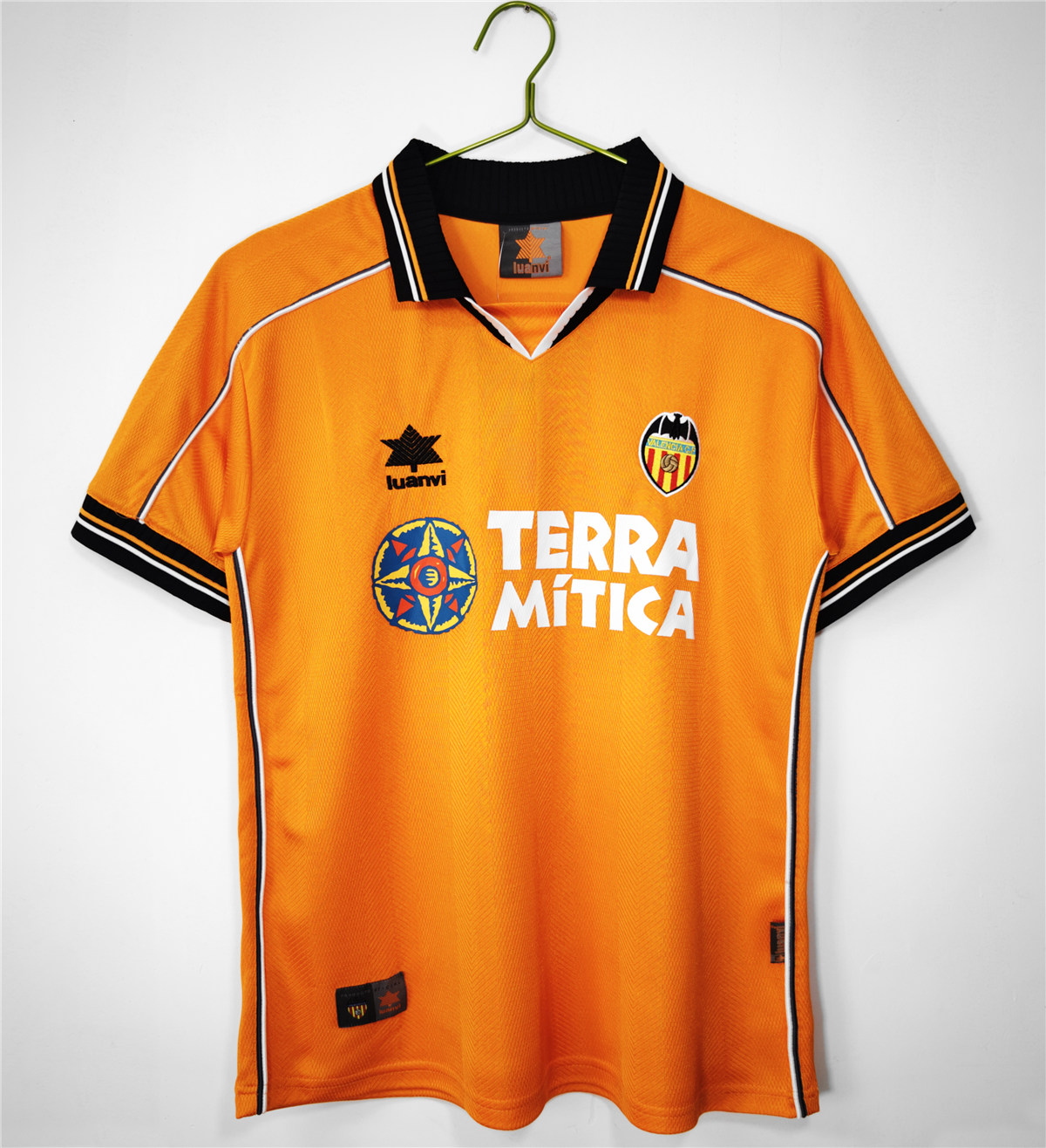 Mens Valencia Retro Home Jersey 1999/2000