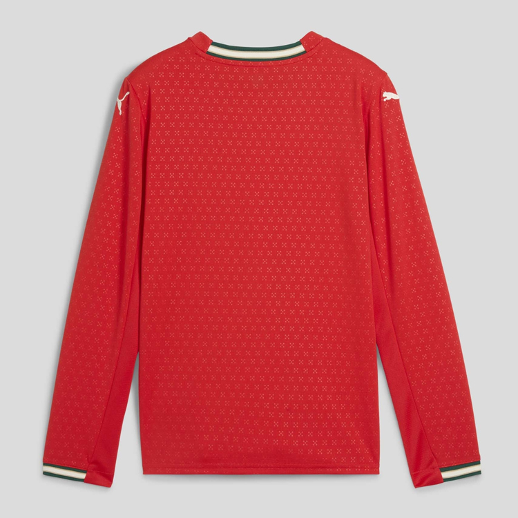 Mens Portugal Home Jersey Long Sleeve 2025