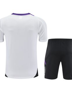 Herren Real Madrid Kurzer Trainingsanzug Weiß 2024/25