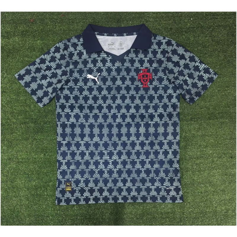 Mens Portugal Short Training Royal Jersey 2025