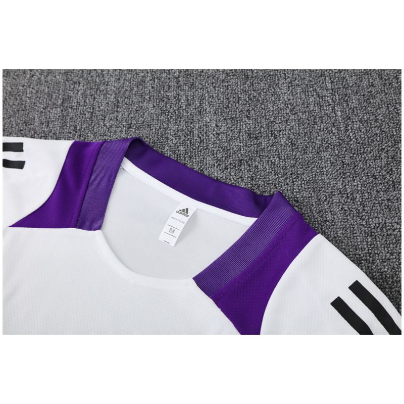 Mens Real Madrid Short Training Suit White 2024/25