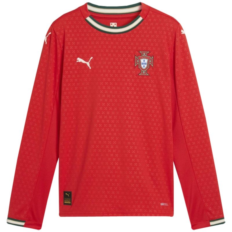 Mens Portugal Home Jersey Long Sleeve 2025