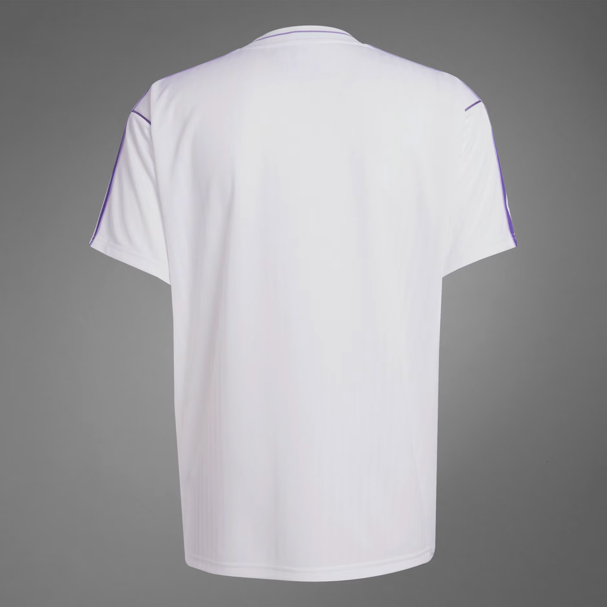 Mens Adidas Originals Real Madrid Jersey 3 Stripes Pure Cotton White Shirt 2024/25